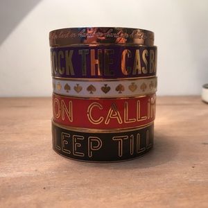Five Kate Spade Bangles mint condition/best offer